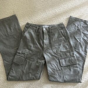 Zara Green Cargo Pants
